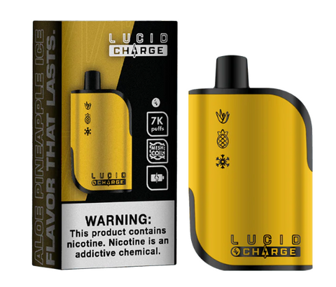 Lucid Charge 7K Disposable - Aloe Pineapple Ice