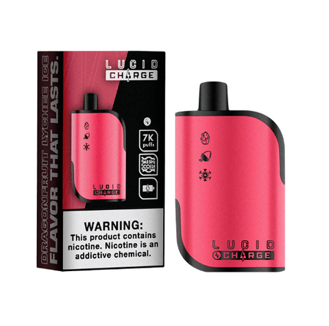 Lucid Charge 7K Disposable - Dragonfruit Lychee Ice